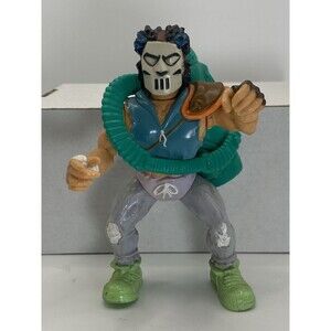 1989 Playmates TMNT Casey Jones Teenage Mutant Ninja Turtles With Bag